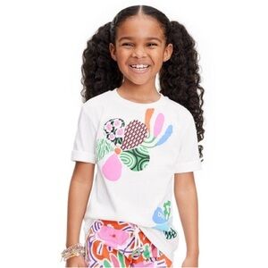 Diane Von Furstenberg DVF Short Sleeve Graphic Mixed
Flower T-Shirt